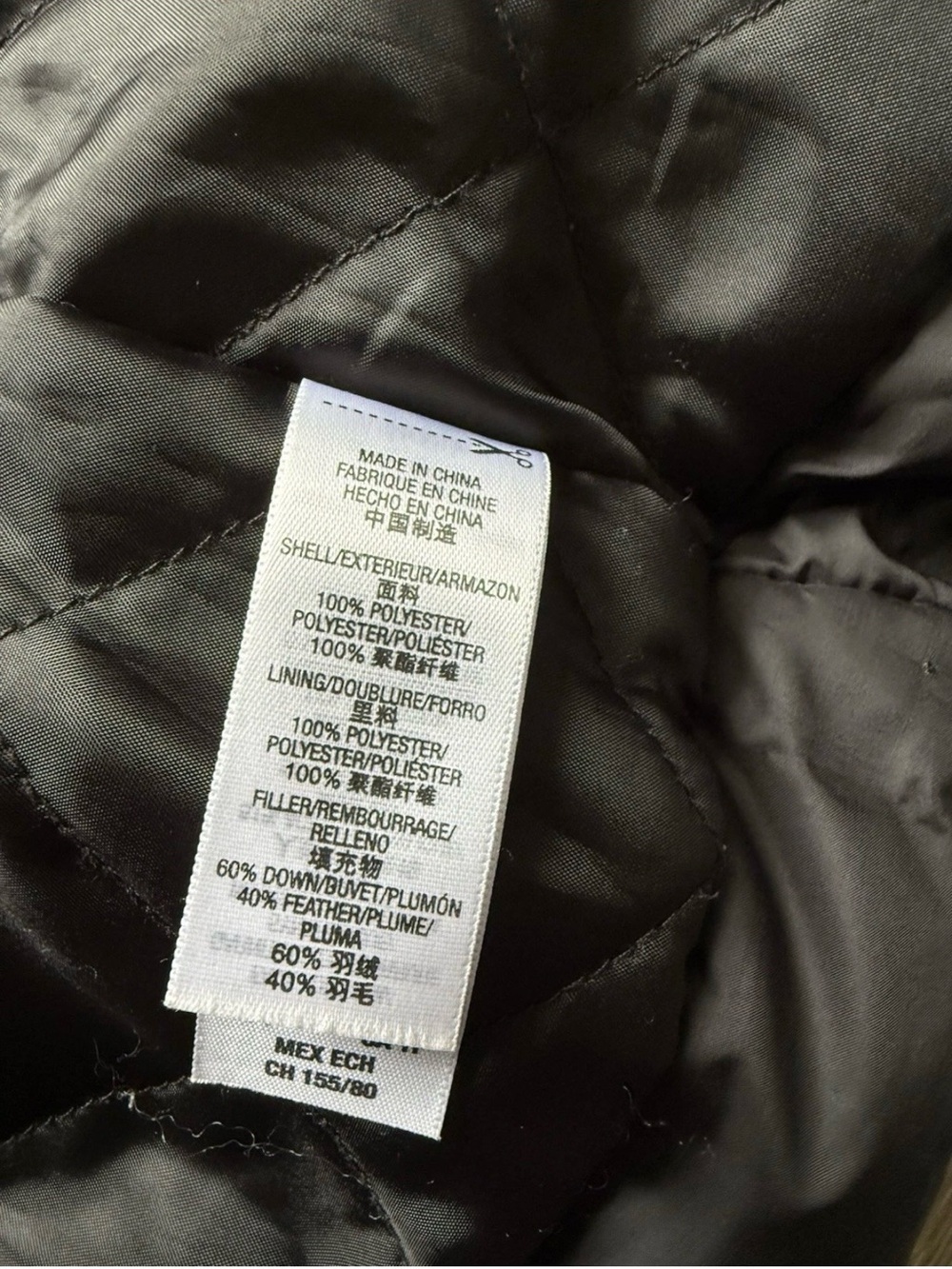 Juicy Couture Women’s XS Petite Black Hooded Cinch-Waist Down Puffer Jacket EUC - Picture 10 of 10